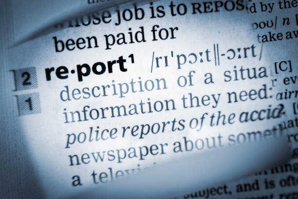 istock The Definition of Report 1314735105