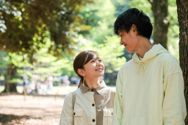 istock Young couple dating and talking 1314735388