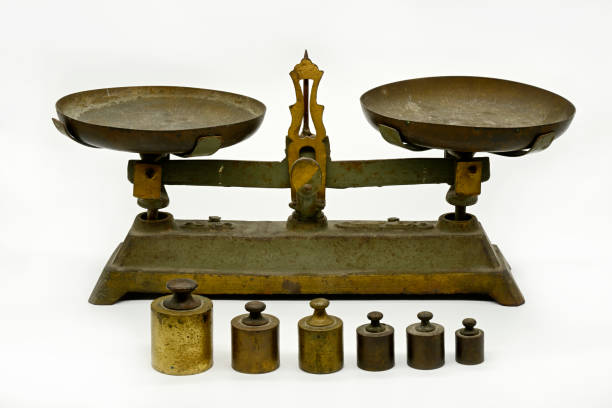 Old vintage balance scales