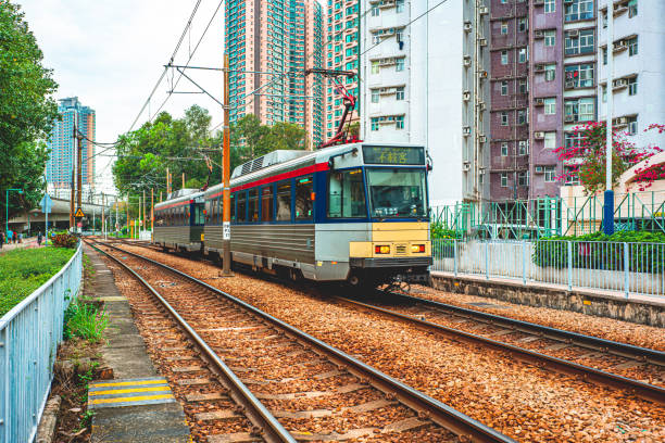 istock Light Rail Transit (LRT) in Hong Kong 1314746144
