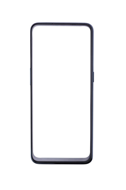 istock Smartphone close-up with an isolated screen on a white background top view 1314747568