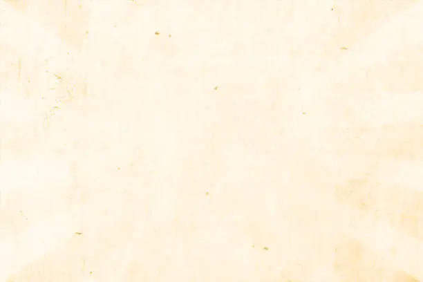 Vector illustration of Very light brown or fawn coloured faded grunge empty blank faint vector sunburst