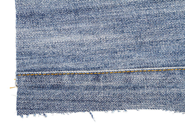 istock Piece of blue jeans fabric 1314760885