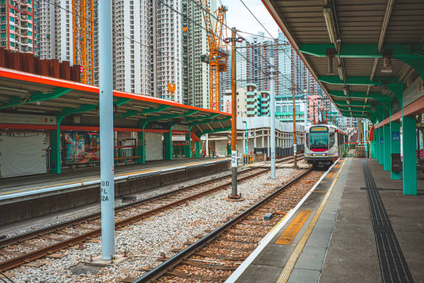 istock Light Rail Transit (LRT) in Hong Kong 1314762288