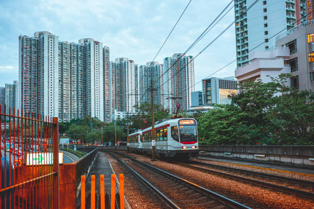 istock Light Rail Transit (LRT) in Hong Kong 1314763081