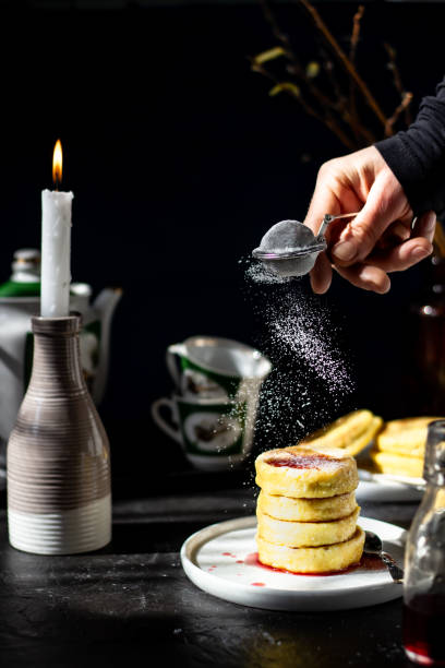 istock Atmospheric photo of breakfast. Cheesecakes 1314763604