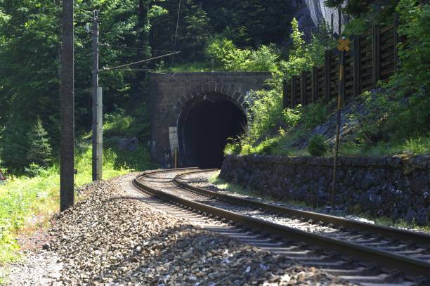 istock railroad tunnel as a passageway in train transportation 1314767668