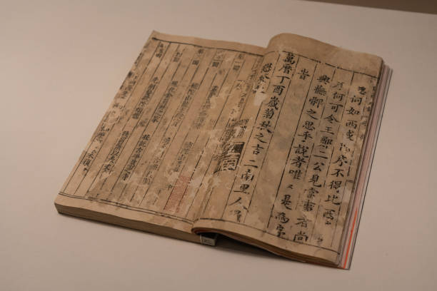 istock Ancient China Traditional Chinese Print Books 1314779104