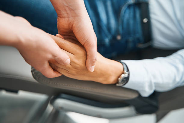 istock Professional beauty therapist performing a hand massage 1314779139