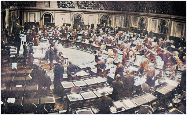 ilustrações de stock, clip art, desenhos animados e ícones de us army colorized photos: house of representatives, washington dc - congress