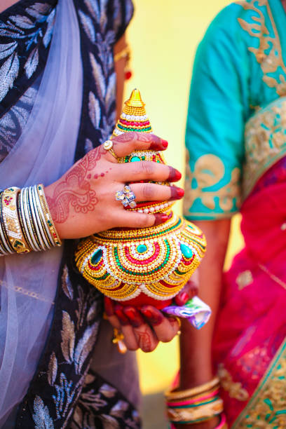 istock Wedding ceremony in Hinduism: groom hand 1314782133