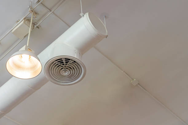 istock Air duct conditioning ceiling in the building 1314785598
