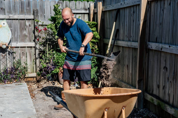 istock Homeowner does outdoor home improvement project 1314786917