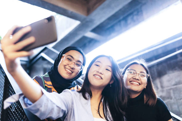istock Multiethnic group of students at school. 1314790257