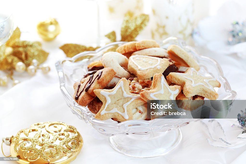 Christmas gingerbread Delicious Christmas  gingerbread and cookies Arrangement Stock Photo