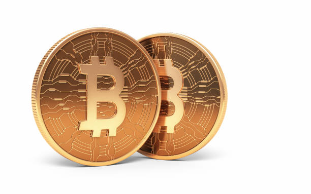 Bitcoin Gold Stock Photo