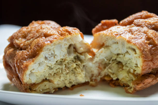 istock Crab omelette crispy on the outside ,soft on the inside, delicious omelette. 1314798696