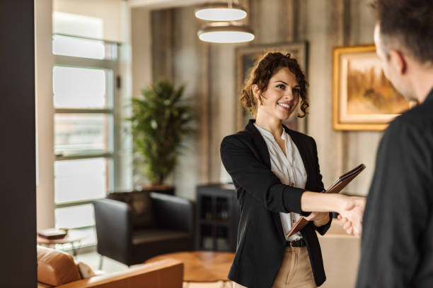 istock Employee woman at modern office. 1314800205