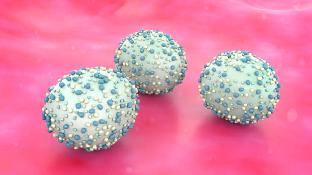 istock 3d illustration of lymphocytes, t-cells 1314802119