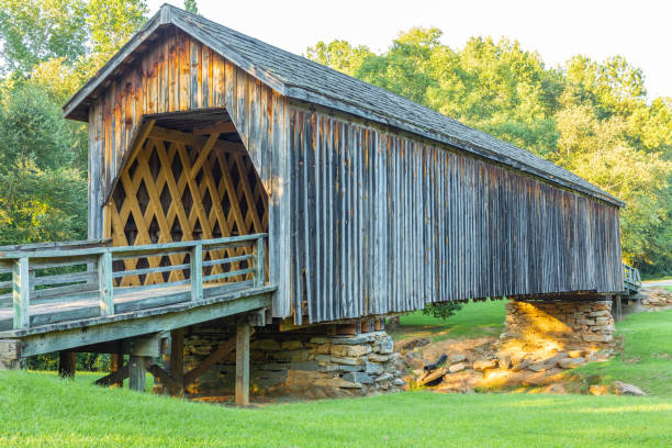 istock Covered Bridge on Georgia Creek 1314804198