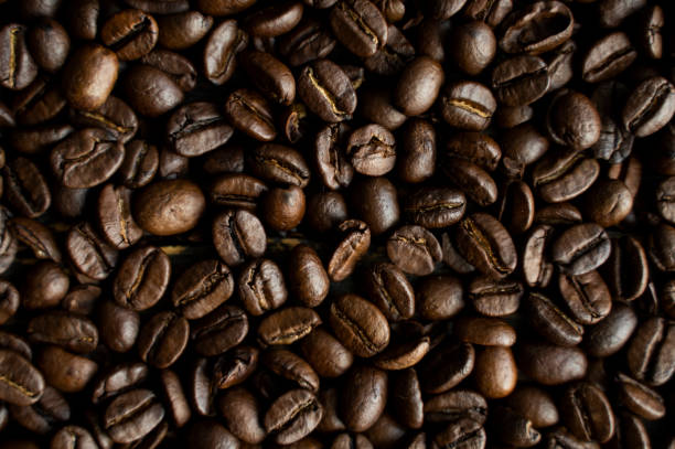 istock Fresh arabica coffee beans as a texture or background. 1314808392