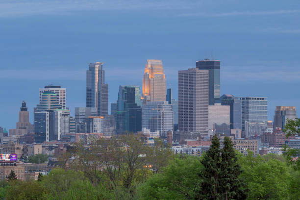 istock A Summer Skyline Shot of Minneapolis during Blue Hour 1314809484