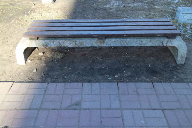 istock park benches on a sunny morning 1314812255