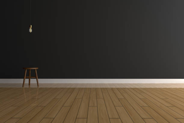 istock Interior With Wooden Table And Light Bulb 1314814055