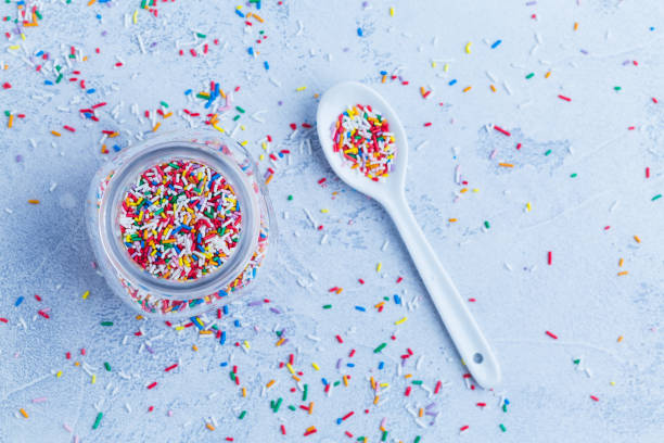 istock Colorful sugar sprinkles for baking in icy tone 1314823328
