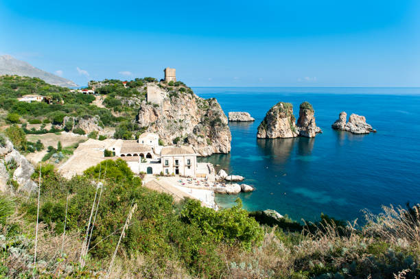 istock Beach resort at Scopello on Sicily 1314830776