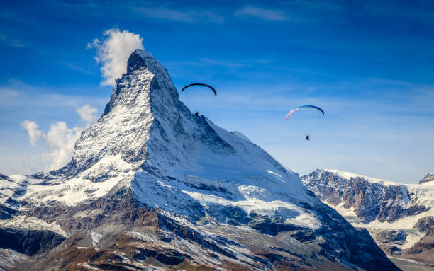 istock Paragliding in Swiss Alps 1314831090