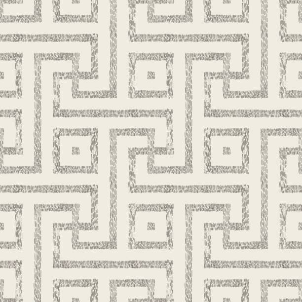 Antique Monochrome hand-drawn seamless pattern Antique Monochrome hand-drawn seamless pattern. Vector illustration byzantine pattern stock illustrations