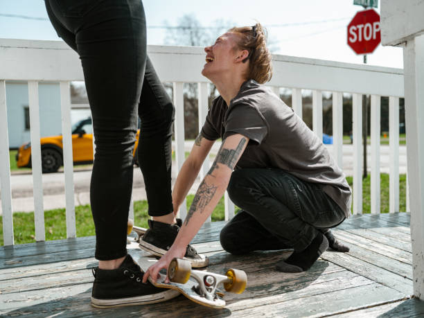 istock LGBTQ couple on a skateboard date 1314833827