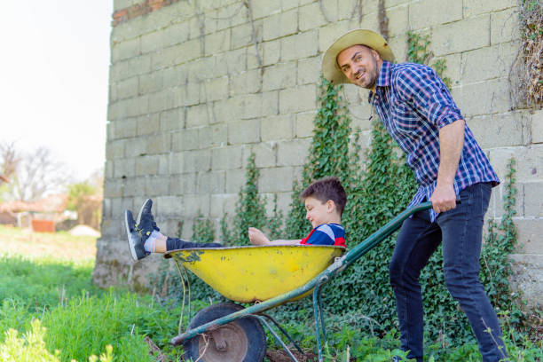 istock Shot of a smiling father and his son 1314836628