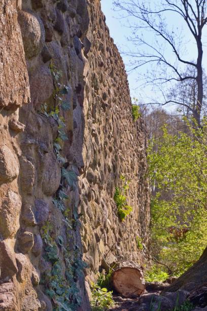 istock Hiking trail on an old city wall 1314839065