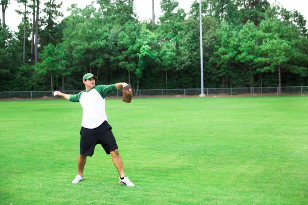 istock Spring and summer baseball season is here.  Outfield practice. 1314856597