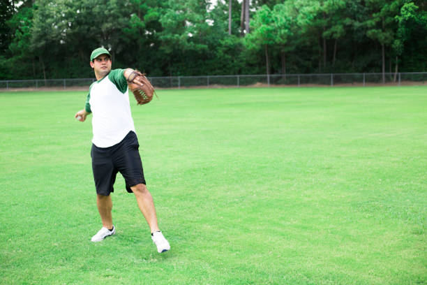 istock Spring and summer baseball season is here.  Outfield practice. 1314856730