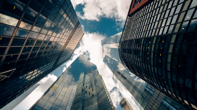 Skyscrapers in the City of London, England, UK