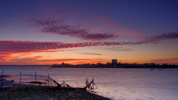 istock Winter sunset over Portchester Castle, Hampshire, UK 1314864243