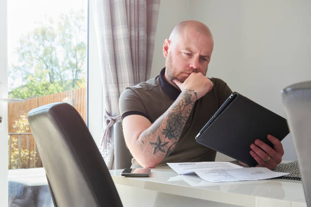 istock Struggling with the latest household bills 1314870842
