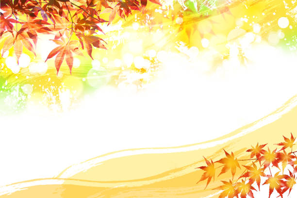 istock Autumn leaves autumn image painting 1314872460