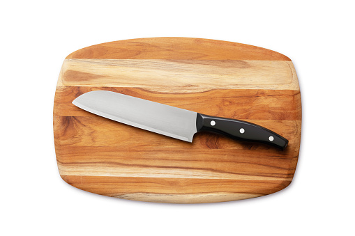 Chef Knife isolated on white. with clipping path..