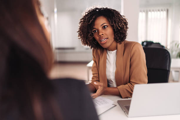 istock Female colleagues having business meeting 1314878768