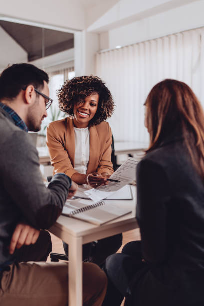 istock Woman having a meeting with colleagues 1314879578