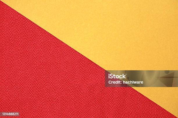 Background Made Of Red Crape And Golden Paper Stock Photo - Download Image Now - Textured, Gold Colored, Textile