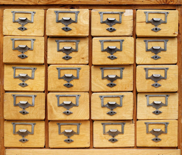 istock Old wooden cabinet with drawers 1314898002