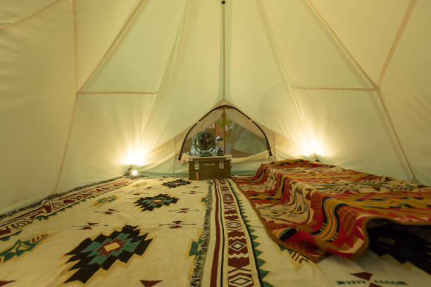 istock Tents and camping equipment For camping 1314911644