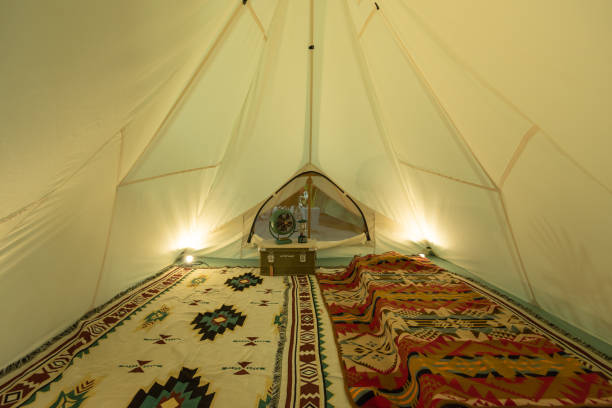 istock Tents and camping equipment For camping 1314911803
