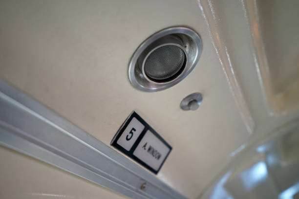 istock Air conditioning console and blower on small airplane 1314912728