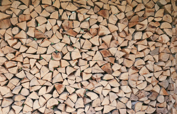 istock Felling of a chopped forest for melting 1314912811